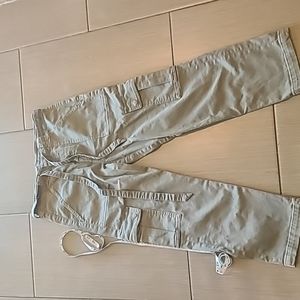 Ankle 7 pants. Cargo, vintage green size 30